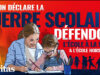 Affiche défendant l'école à la maison, désormais rendue très difficile en France, alors qu'elle progresse partout ailleurs