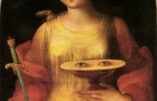 A Syracuse, en Sicile, l'anniversaire de sainte Lucie, vierge et martyre, pendant la persécution de Dioclétien.