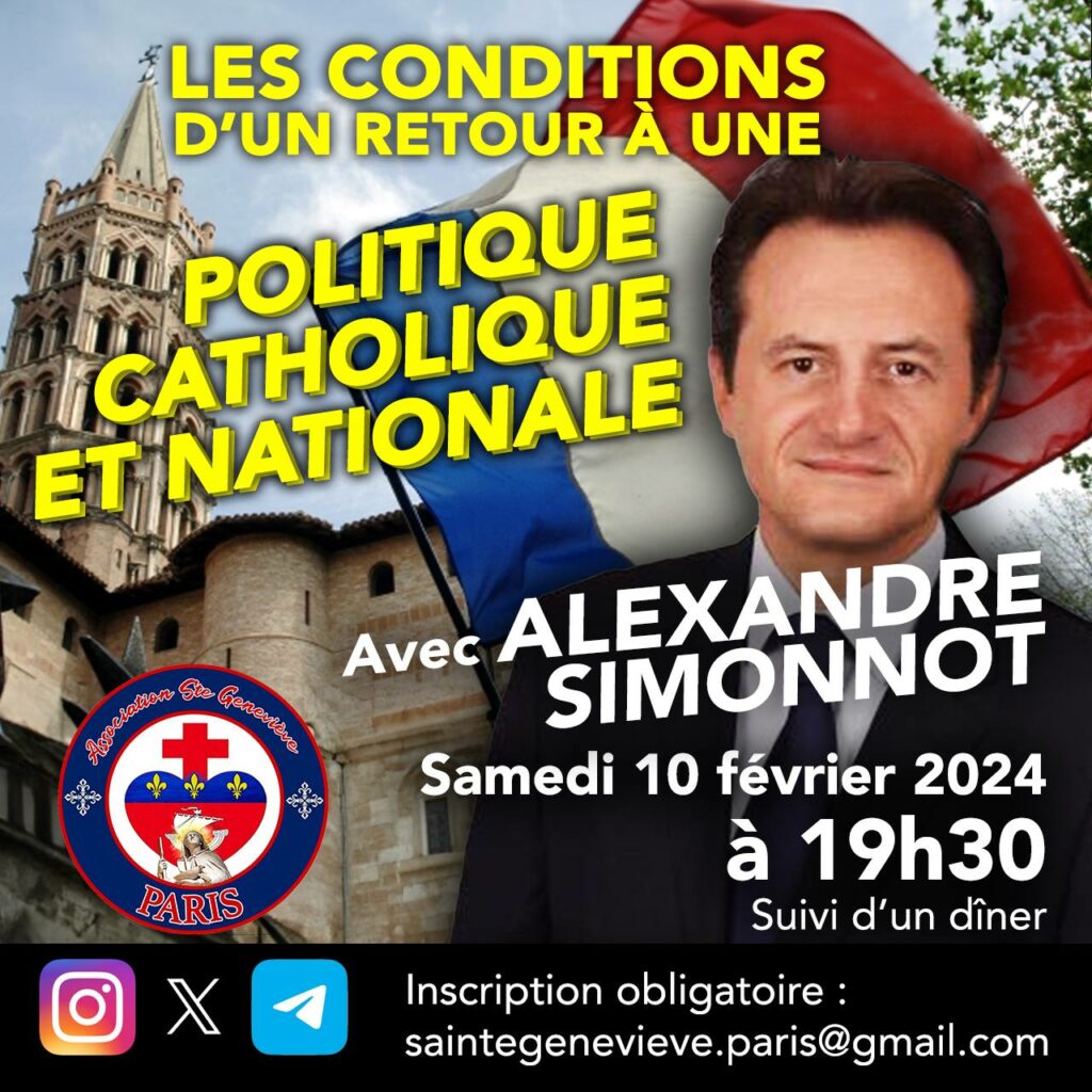L'association Sainte Geneviève reçoit Alexandre Simonnot