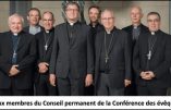 Les représentants de l’Eglise bergoglienne en France avalent leurs mitres en même temps que Fiducia supplicans
