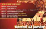 Samedi 13 janvier 2024 : journée de fraternité catholique et de formation dans le Puy-de-Dôme (63)