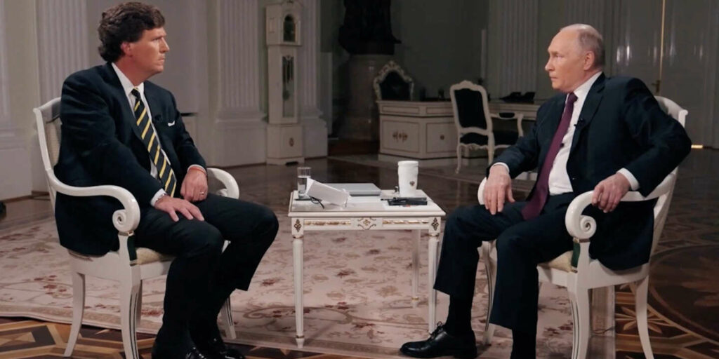 L'entretien qui dérange la bien-pensance, entre Tucker Carlson et Vladimir Poutine