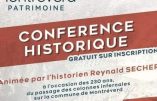 Conférence de Reynald Secher à Montréverd en Vendée