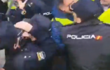 Les paysans espagnols expulsent les policiers de leur manifestation