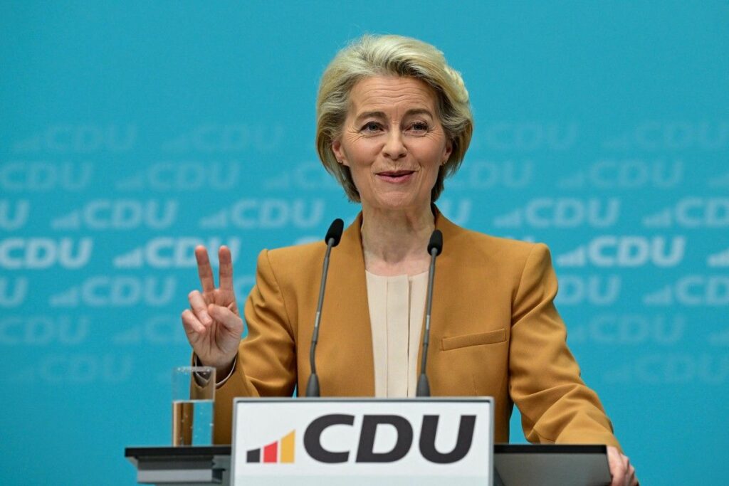 Ursula von der Leyen candidate à sa réélection à la présidente de la Commission européenne
