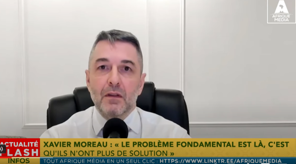 Xavier Moreau réagit aux déclarations de Macron