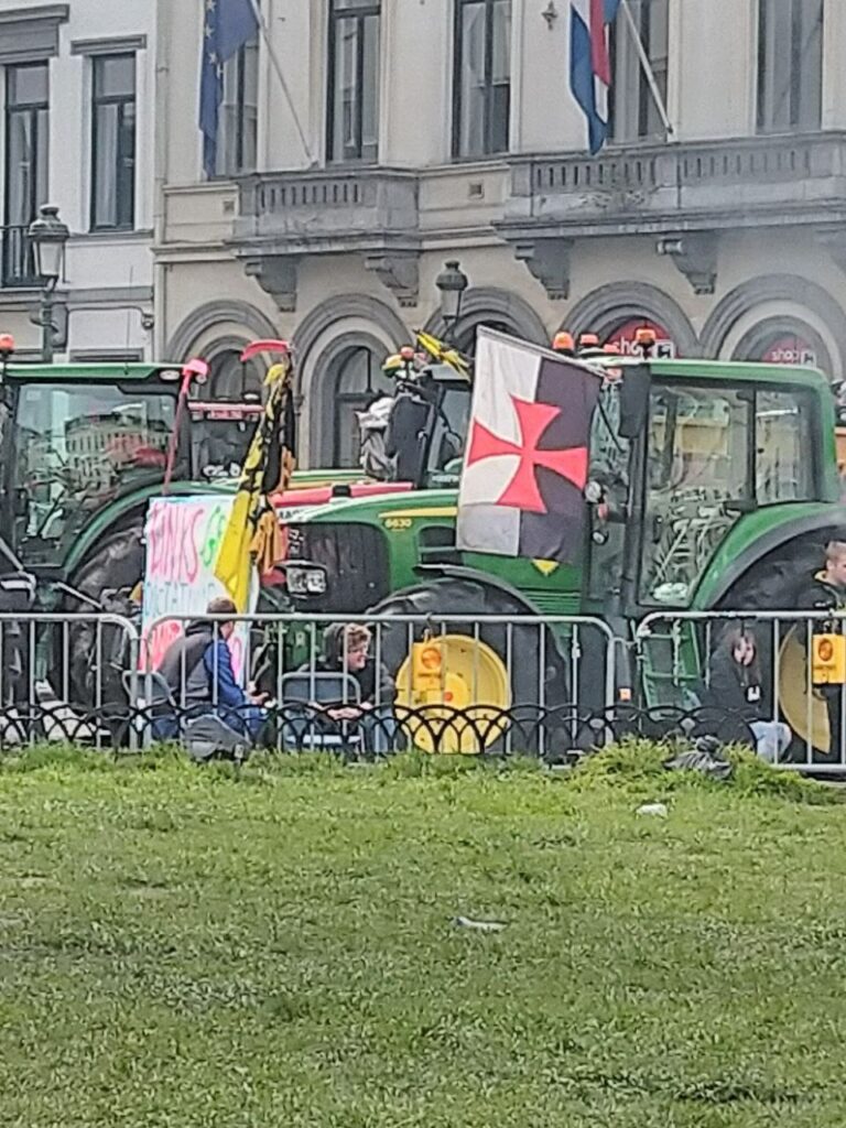 Paysans en colère à Bruxelles