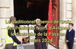 Le chemin de croix médité sur la colline des Doms en Avignon – 17mars 2024