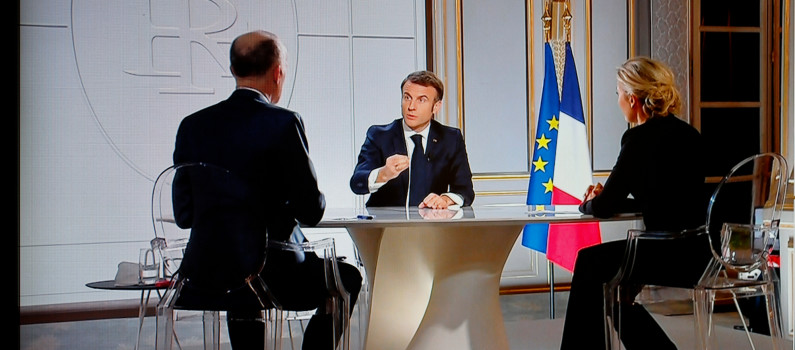 L'allocution 'guerrière' d'Emmanuel Macron, 15 mars 2024