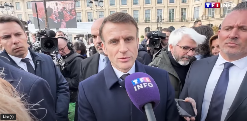 Macron sur l'affaire Trogneux