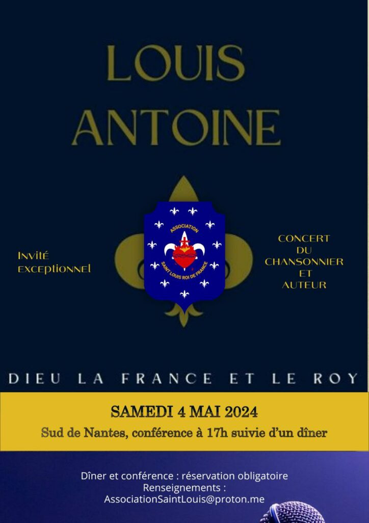 Concert à Nantes du chansonnier Louis-Antoine
