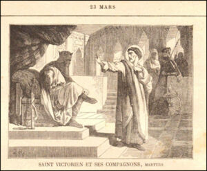 Saint Victorien de Carthage et ses Compagnons, Martyrs, vingt-trois mars