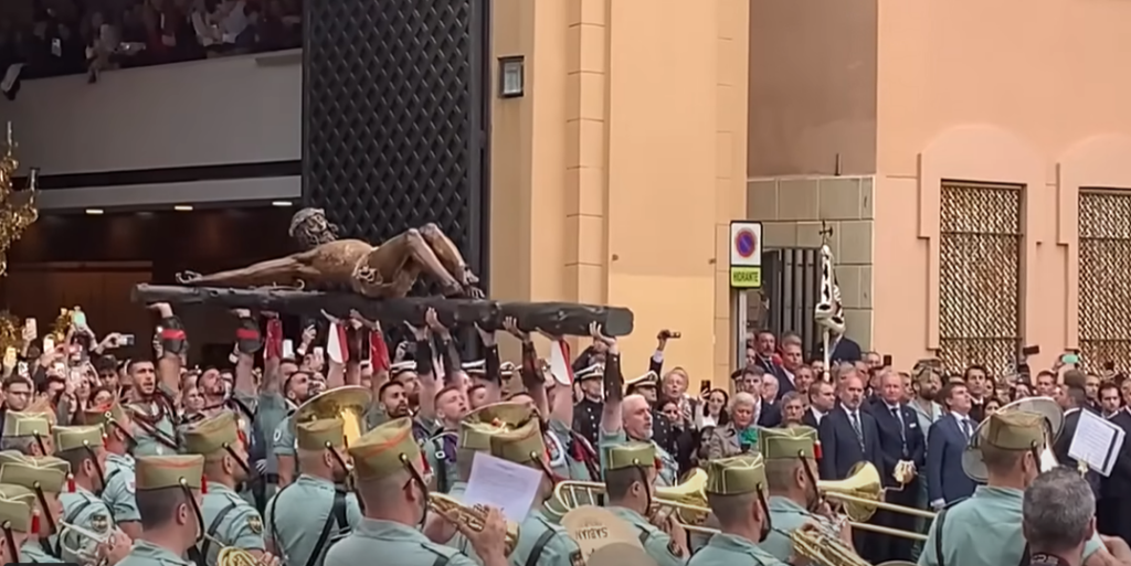 La Légion espagnole célèbre la Semaine Sainte à Malaga