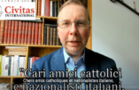 Le message d’Alain Escada aux catholiques italiens