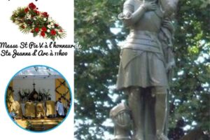 Honneur à Sainte Jeanne d’Arc le 8 mai à Angers