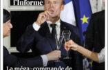 Serrage de ceinture pour tous, sauf pour Macron : plus d’un demi-million d’euros de champagne commandé par l’Elysée !