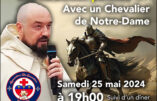 Paris, samedi 25 mai 2024, conférence : “La Chevalerie, une institution périmée ?”