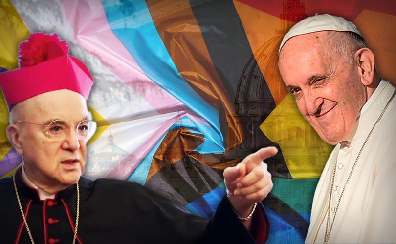 Mgr Viganò : « Bergoglio est l'un des principaux militants de l'agenda infernal LGBTQ+ »