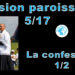 Mission paroissiale d’Avignon – Cinquième instruction de M. l’abbé Pierre-Marie Laurençon : “La confession” [1ère Partie]