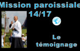 Mission paroissiale d’Avignon – Quatorzième instruction de M. l’abbé Pierre-Marie Laurençon : “Le témoignage”