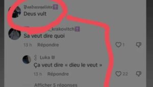 L'expression Deus Vult censurée sur TikTok