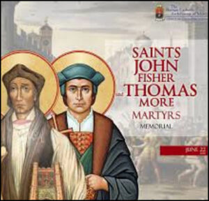 Saints Jean Fisher et Thomas More, Martyrs , neuf juillet