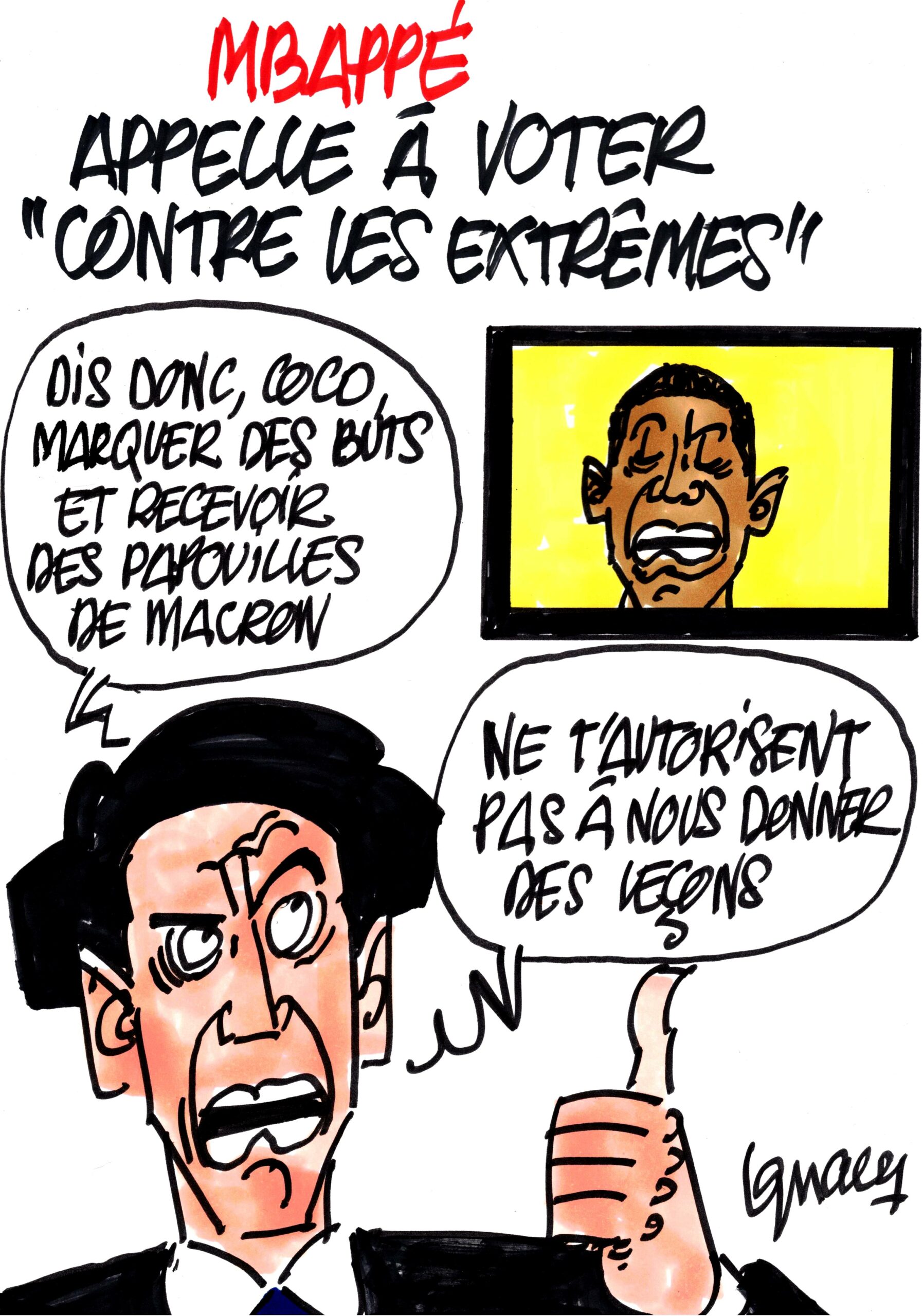 Ignace - Mbappé "contre les extrêmes"