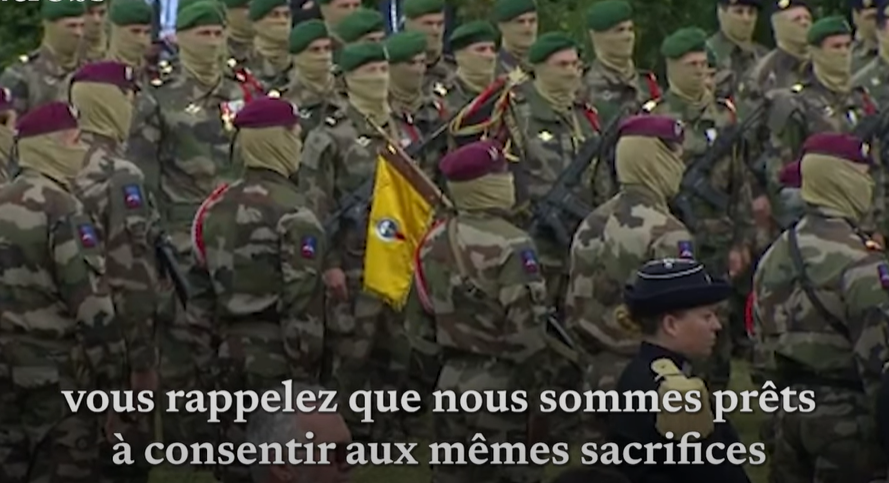 Macron sur le sacrifice des Français pour l'Ukraine
