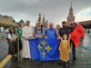 Des pèlerins catholiques français à Moscou
