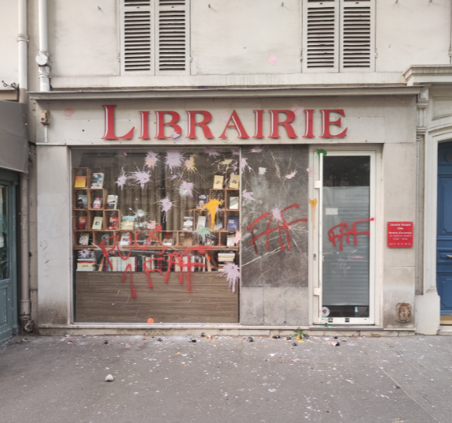 La librairie Vincent vandalisée