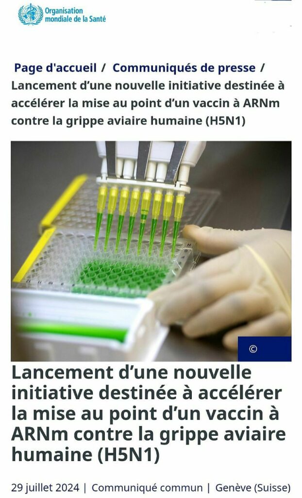 L'OMS promeut un nouveau vaccin ARN