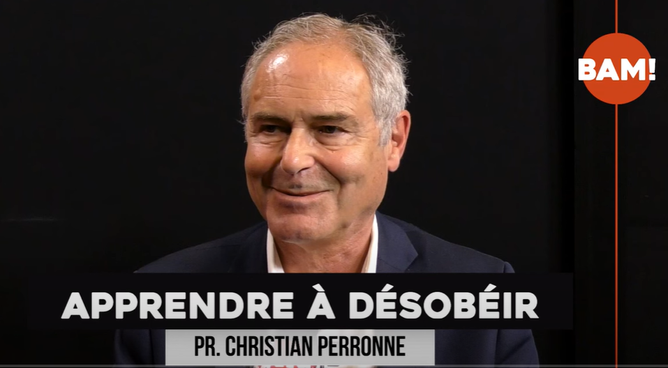 Professeur Perronne : Apprendre à désobéir !