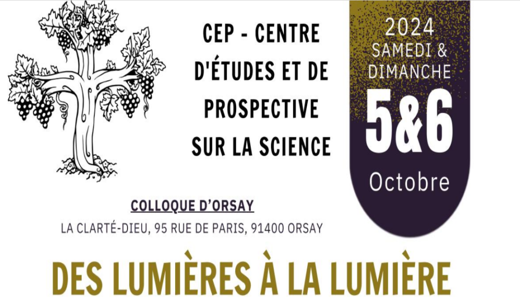 Colloque du CEP - Des Lumières à la Lumière