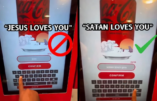 Coca-Cola permet de personnaliser sa cannette avec Satan, pas Jésus !