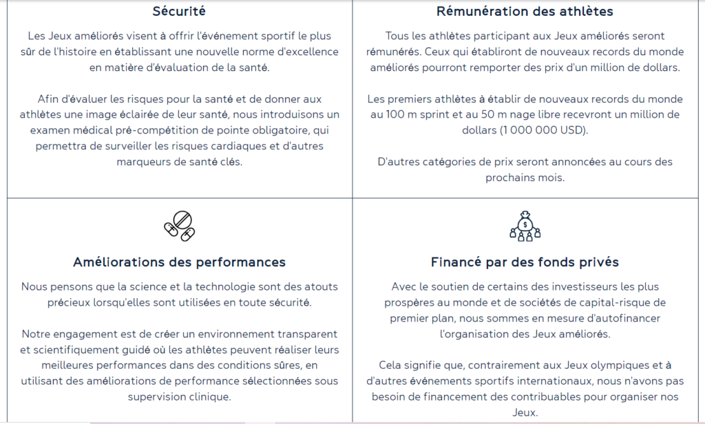 Des milliardaires veulent financer des JO dopés et transhumanistes