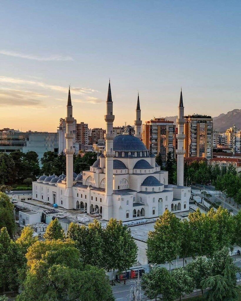 La mosquée de Tirana, Albanie