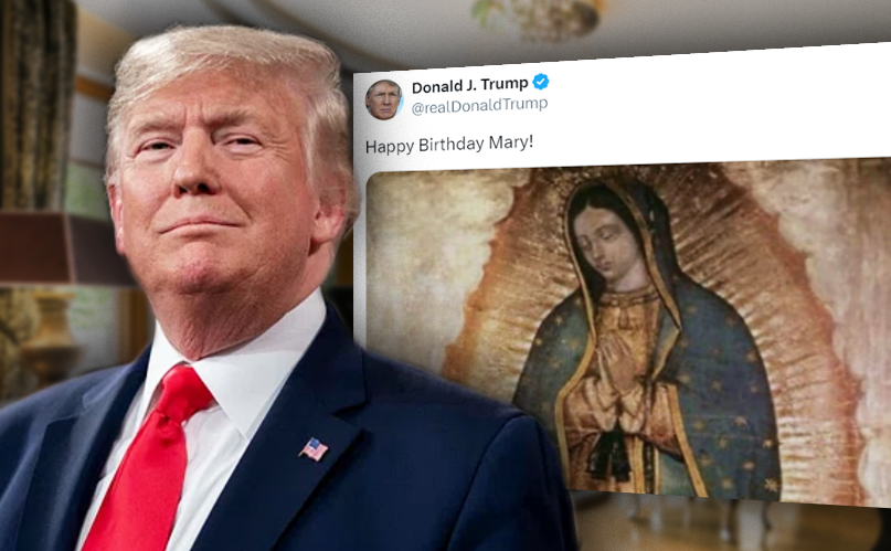 Trump publie « Joyeux anniversaire Marie » pour la Nativité de Notre-Dame