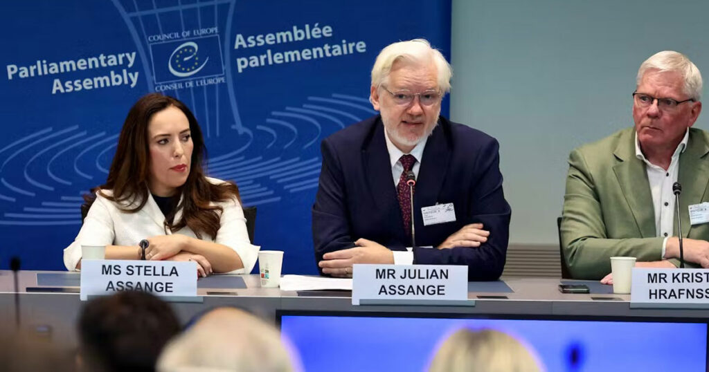 L'audition d'Assange devant la commission des affaires juridiques et des droits de l'homme de l'assemblée parlementaire du Conseil de l'Europe, 1er octobre 2024