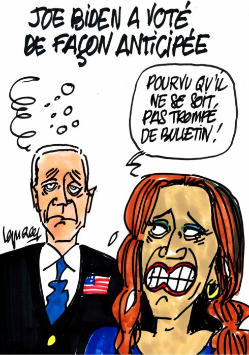 Ignace - Joe Biden a voté de façon anticipée.