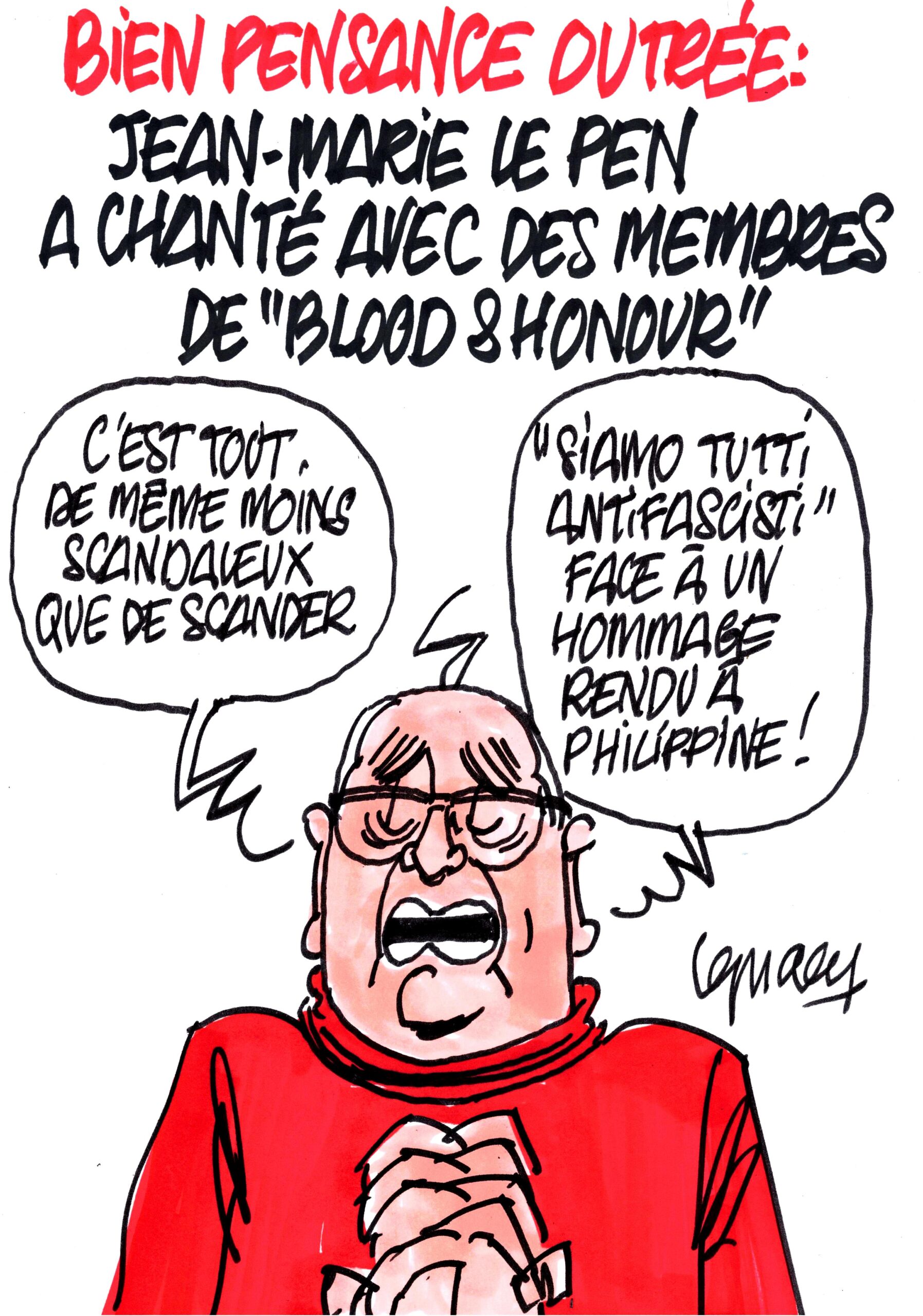 Ignace - Jean-Marie chante avec "Blood & Honour"