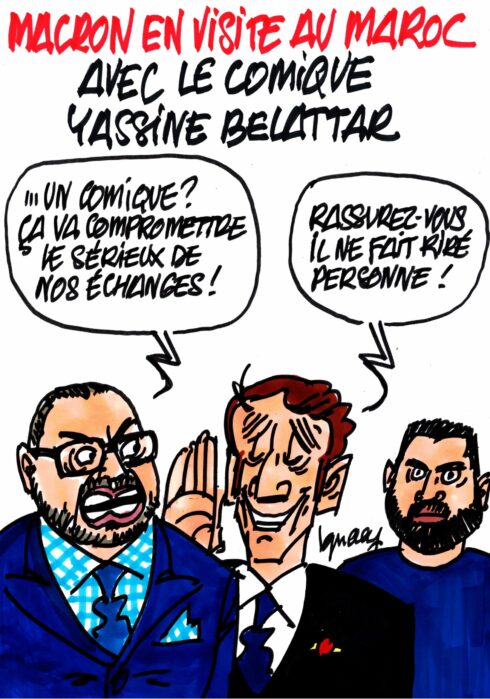 Ignace - Macron et Belattar au Maroc