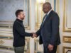 Rencontre entre Vlodomyr Zelensky et le Secrétaire d’État à la Défense des États-Unis, Lloyd Austin