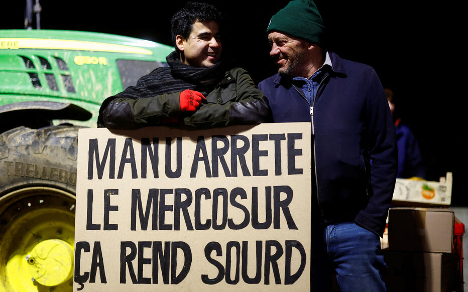 Manifestations agricoles contre l'accord du Mercosur