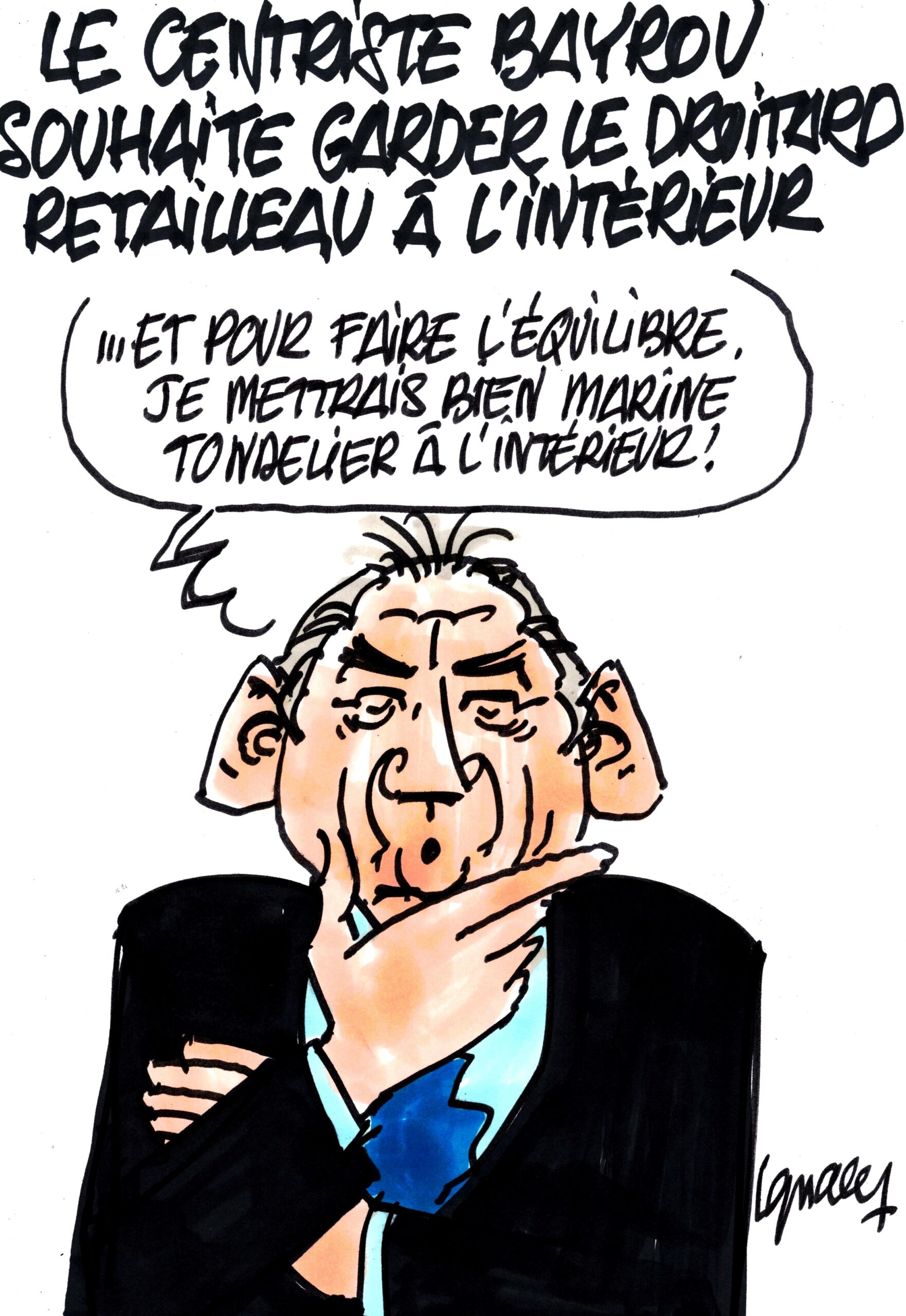 Ignace - Bayrou veut garder Retailleau à l'Intérieur