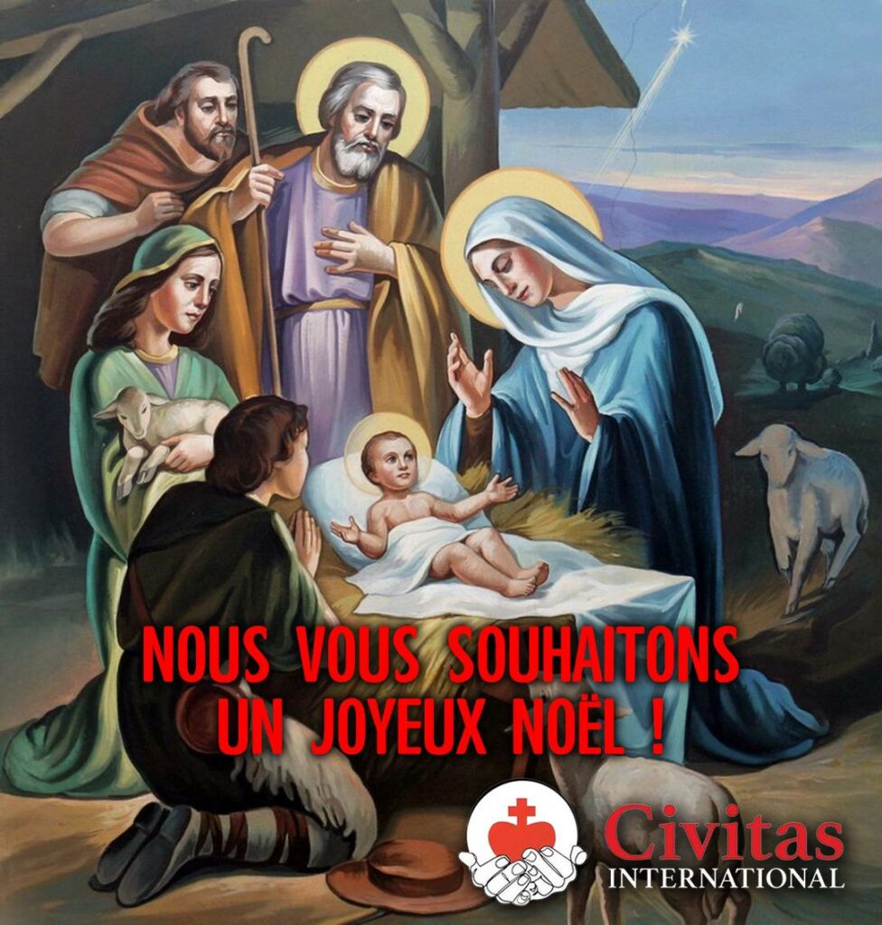 Vœux de Noël d'Alain Escada, président de Civitas International