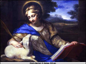 Sainte Agnès, Vierge et Martyre, vingt-et-un janvier