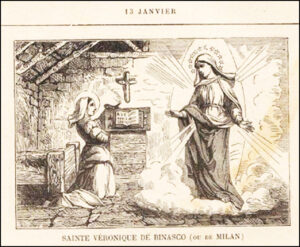 Sainte Véronique de Binasco ou de Milan, Vierge, treize janvier