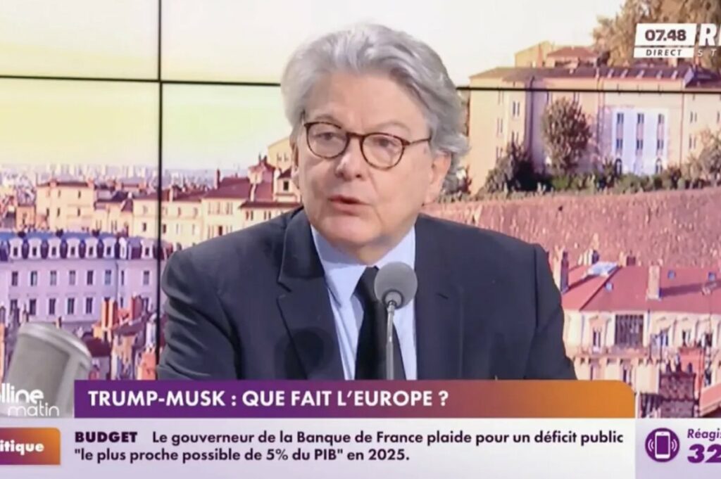 Thierry Breton dévoile que l'UE a interféré dans l'annulation des élections en Roumanie