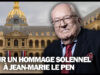 Hommage solennel à Jean-Marie Le Pen aux Invalides