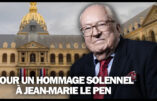 Hommage solennel à Jean-Marie Le Pen aux Invalides